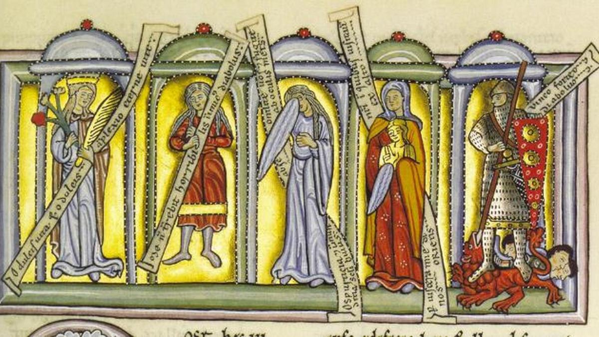 Hildegarde bingen abbaye sainte hildegarde eibingen enluminure scivias 13 moy