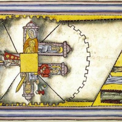 Hildegarde bingen abbaye sainte hildegarde eibingen enluminure scivias 14 moy