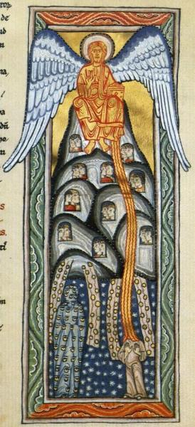 Hildegarde bingen abbaye sainte hildegarde eibingen enluminure scivias 34 moy