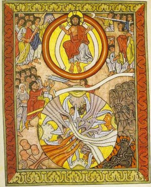 Hildegarde bingen abbaye sainte hildegarde eibingen enluminure scivias 4 moy