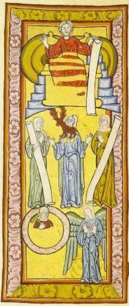 Hildegarde bingen abbaye sainte hildegarde eibingen enluminure scivias 6 moy